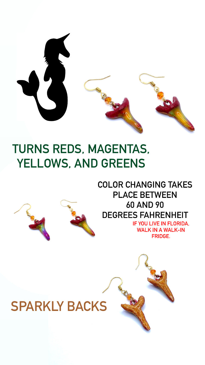 Mood Shark Tooth Earrings