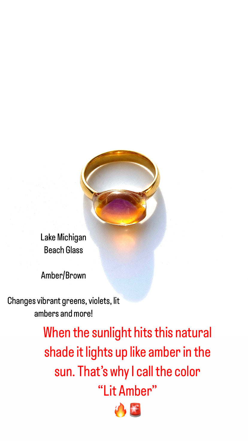 Mood Sea Glass™ Ring