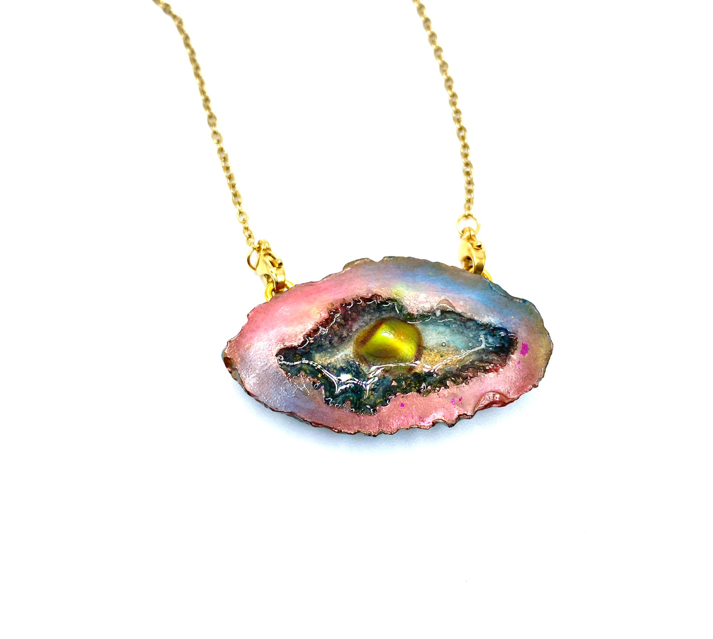 Mood Sea Glass™ Geode Pendant