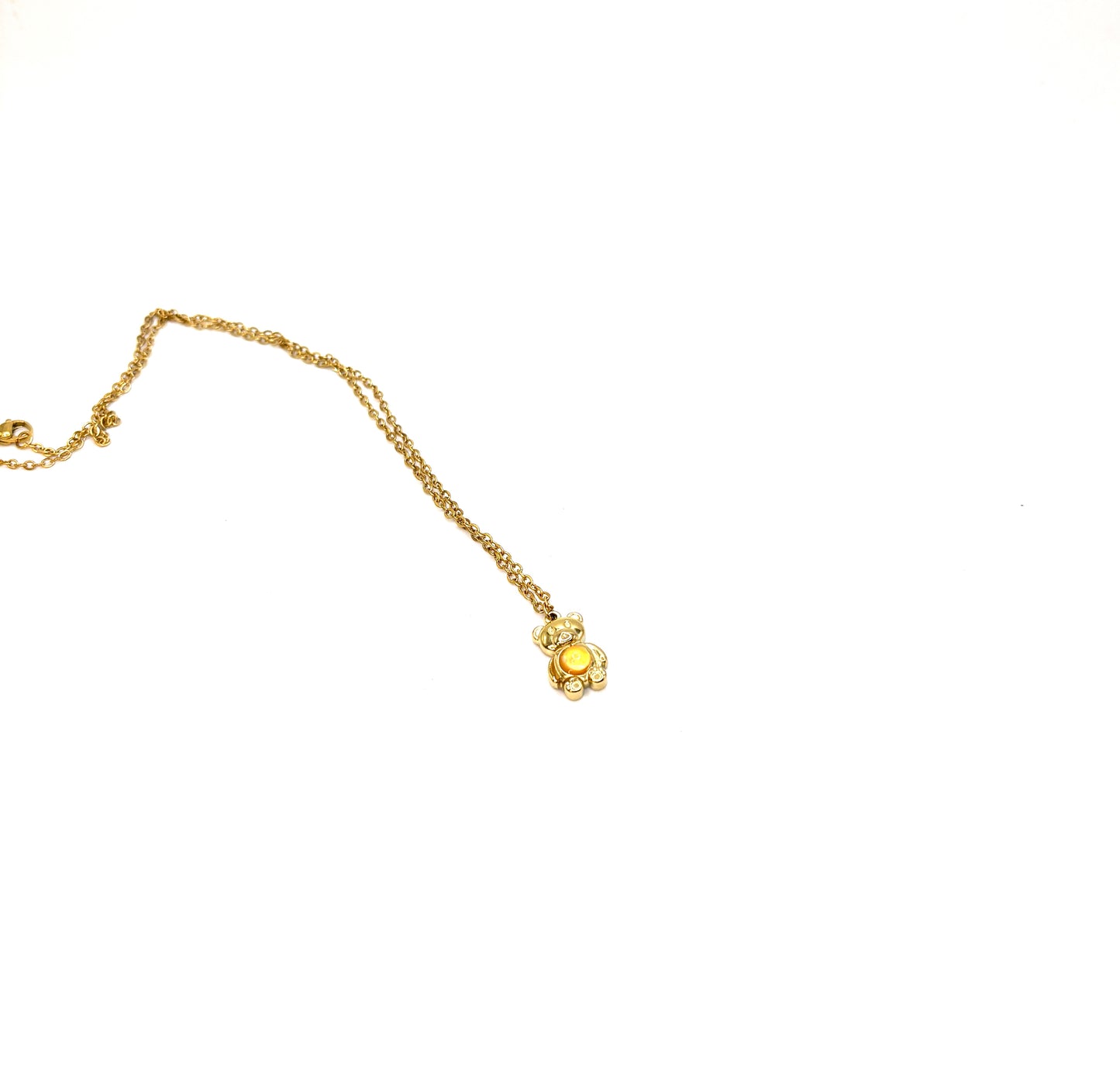 Color Changing Teddy Bear Mood Necklace