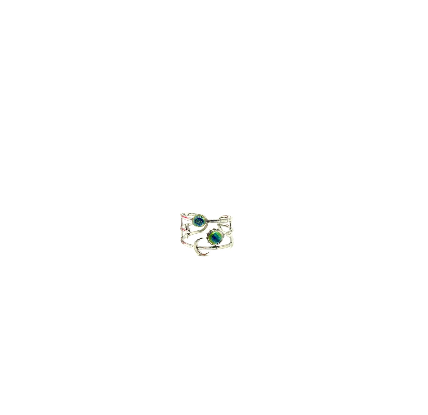 Mood Sea Glass™ Sun and Moon Ring