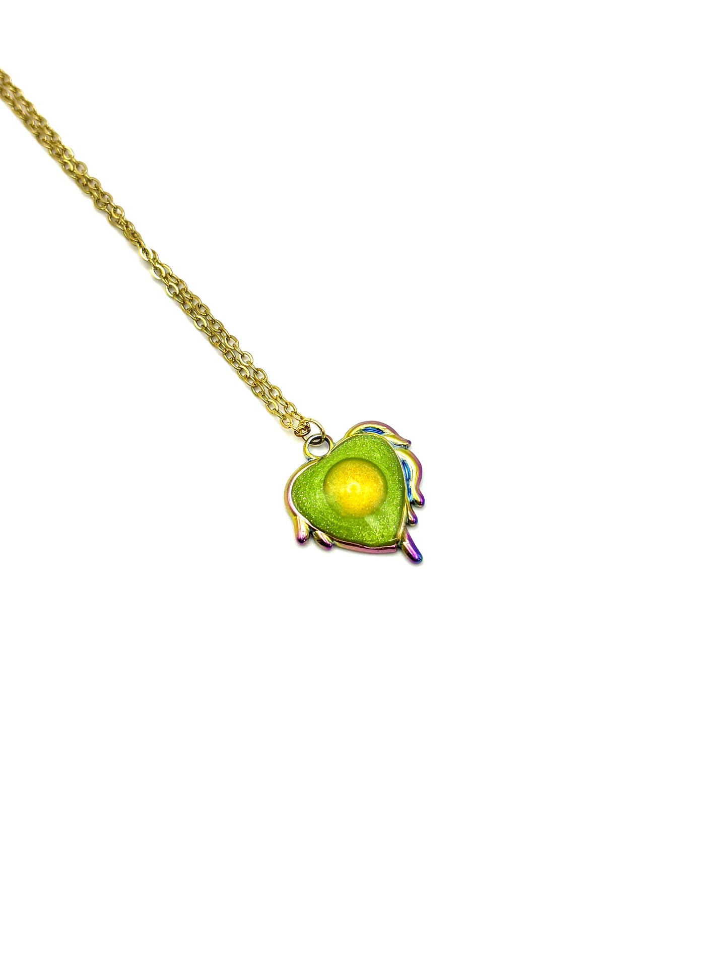 Sparkle Heart Mood Necklace