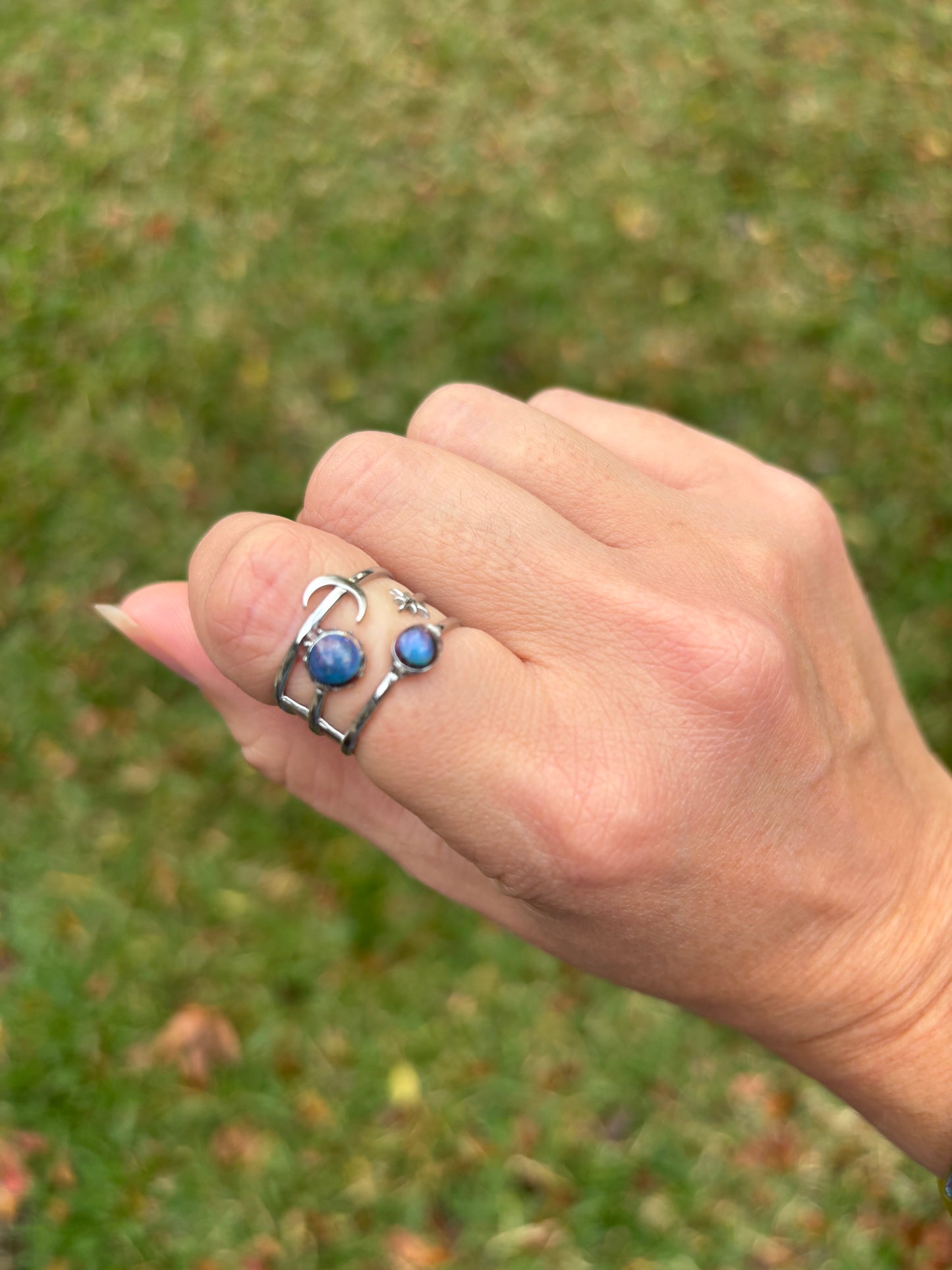 Mood Color Changing Sun and Moon Ring