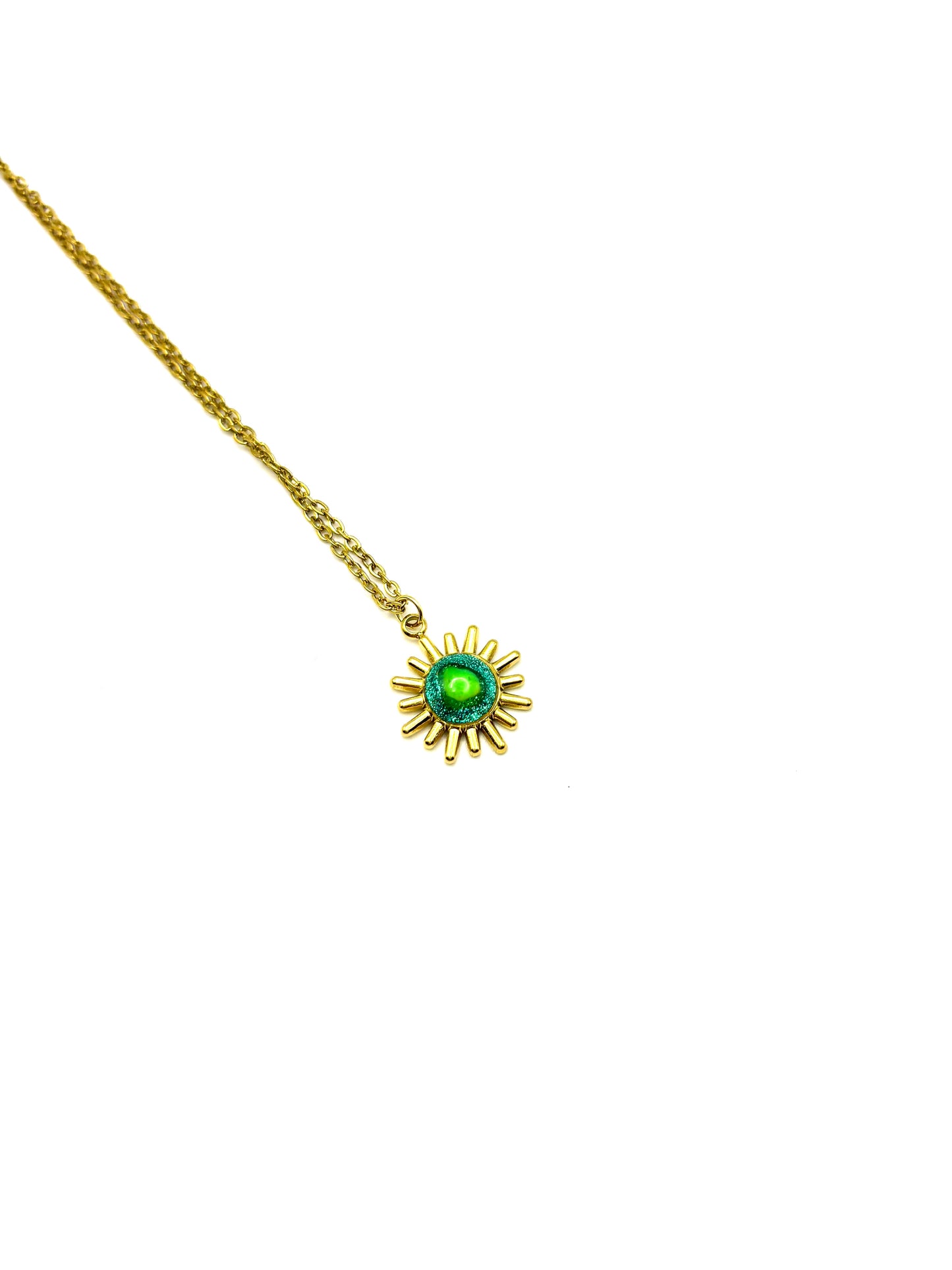 Mood Sea Glass™ Sun Necklace