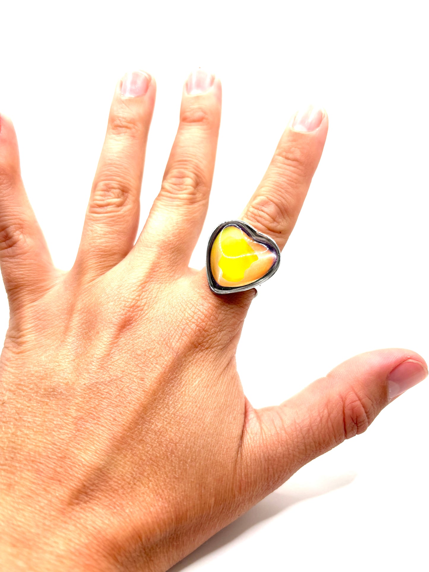 Mood Color Changing Heart Ring