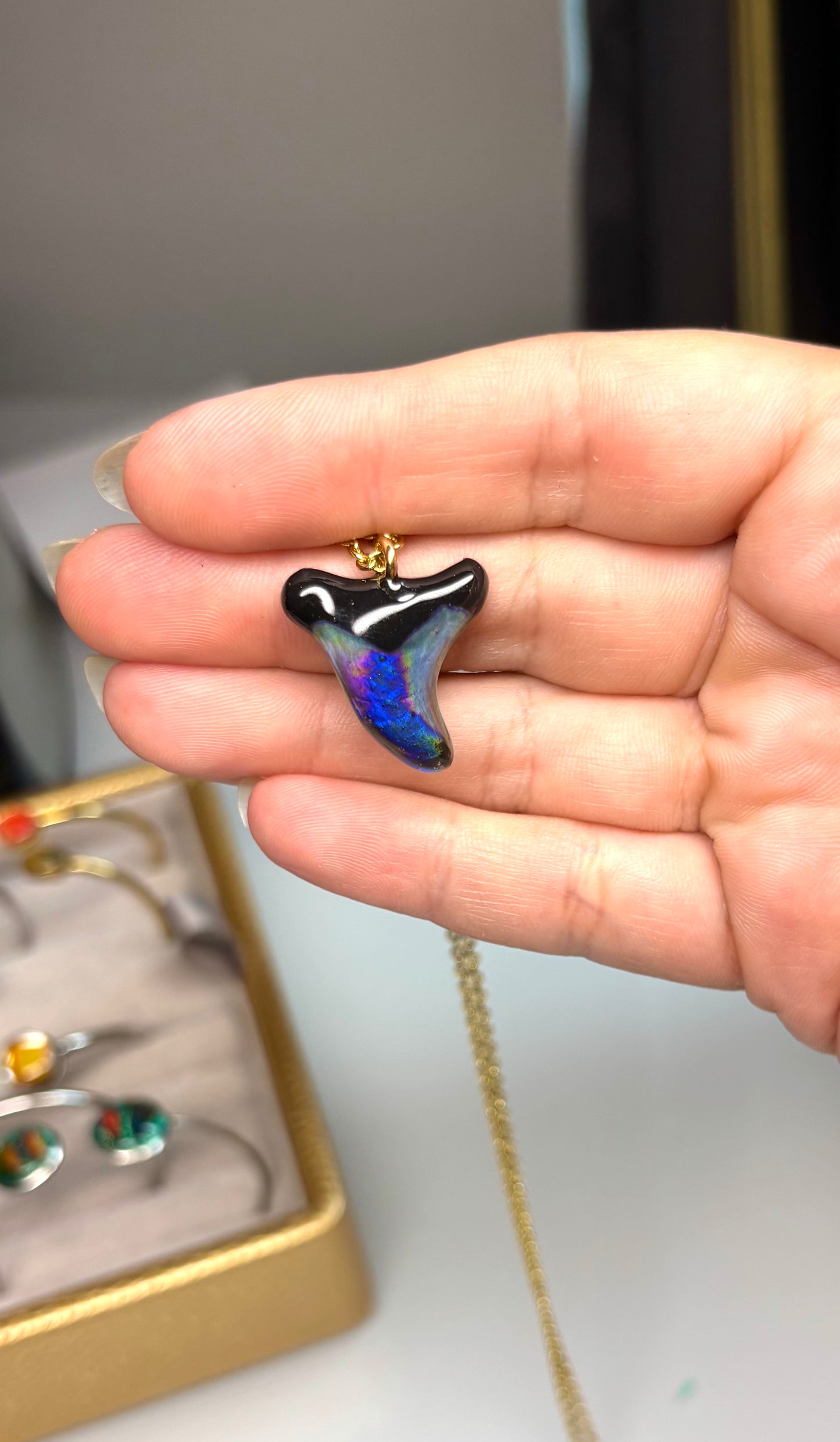Mood Shark Tooth Necklace