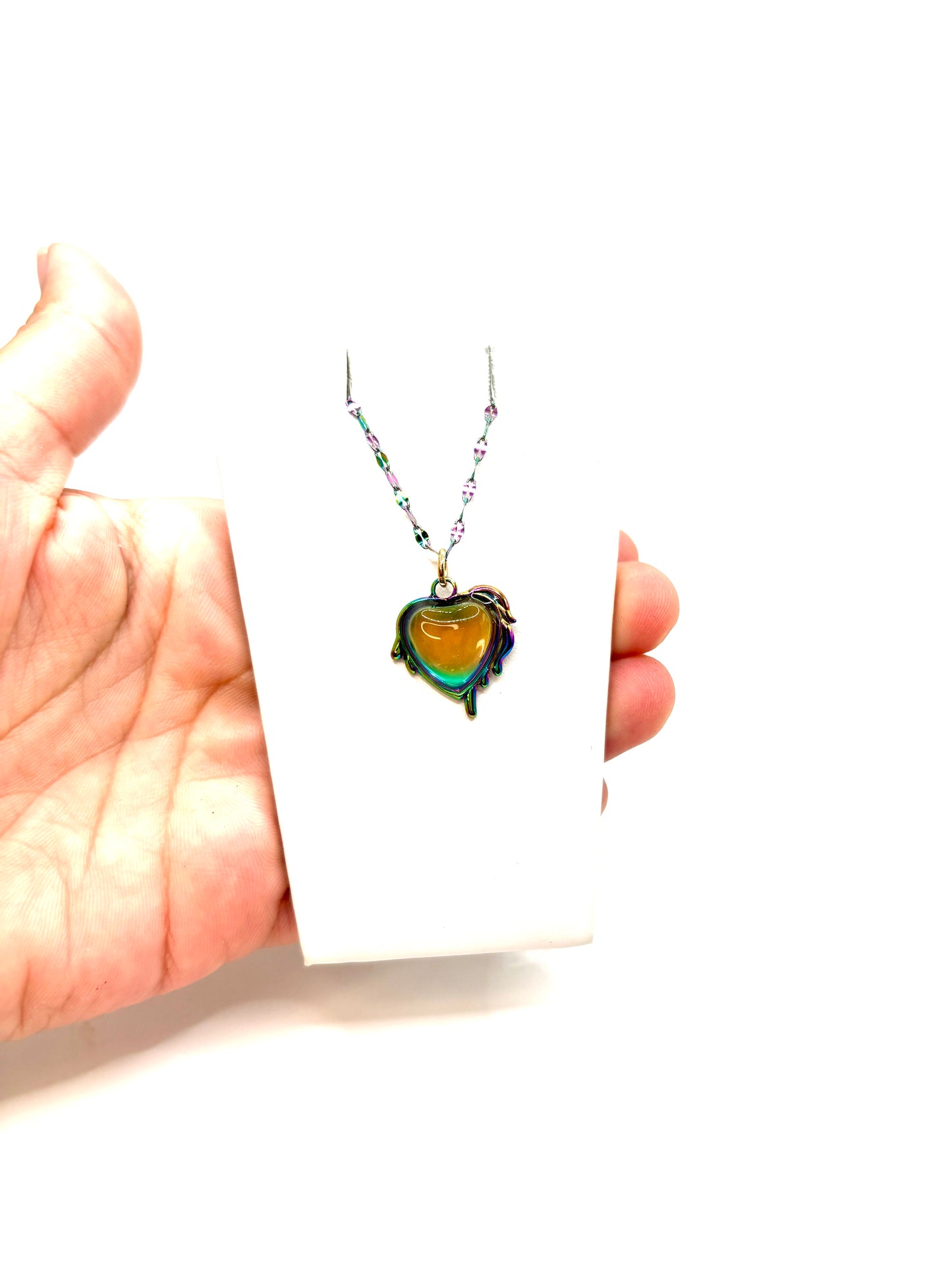 Color Changing Heart Necklace