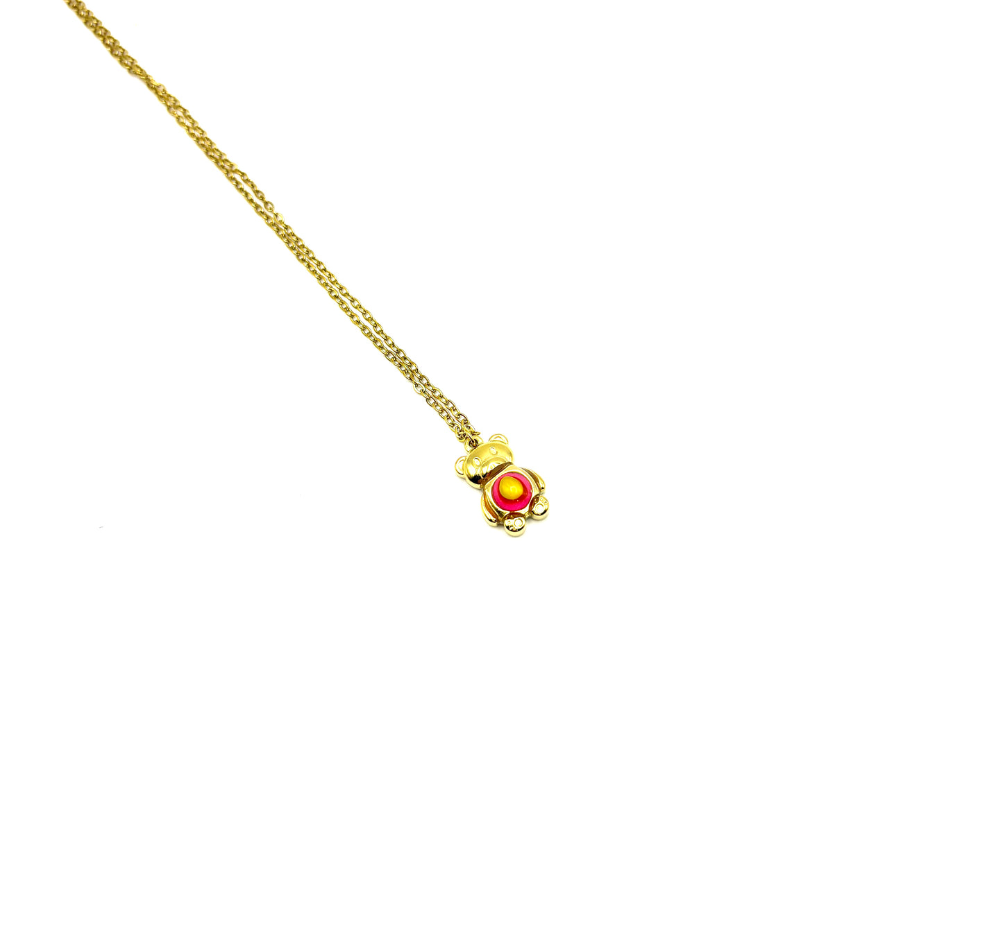 Mood Sea Glass™ Teddy Bear Pendant
