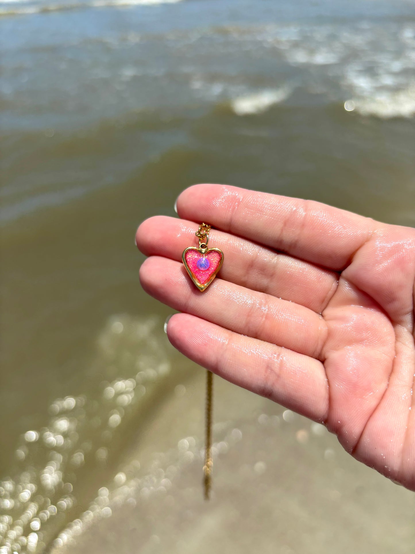 Color Changing Heart Necklace