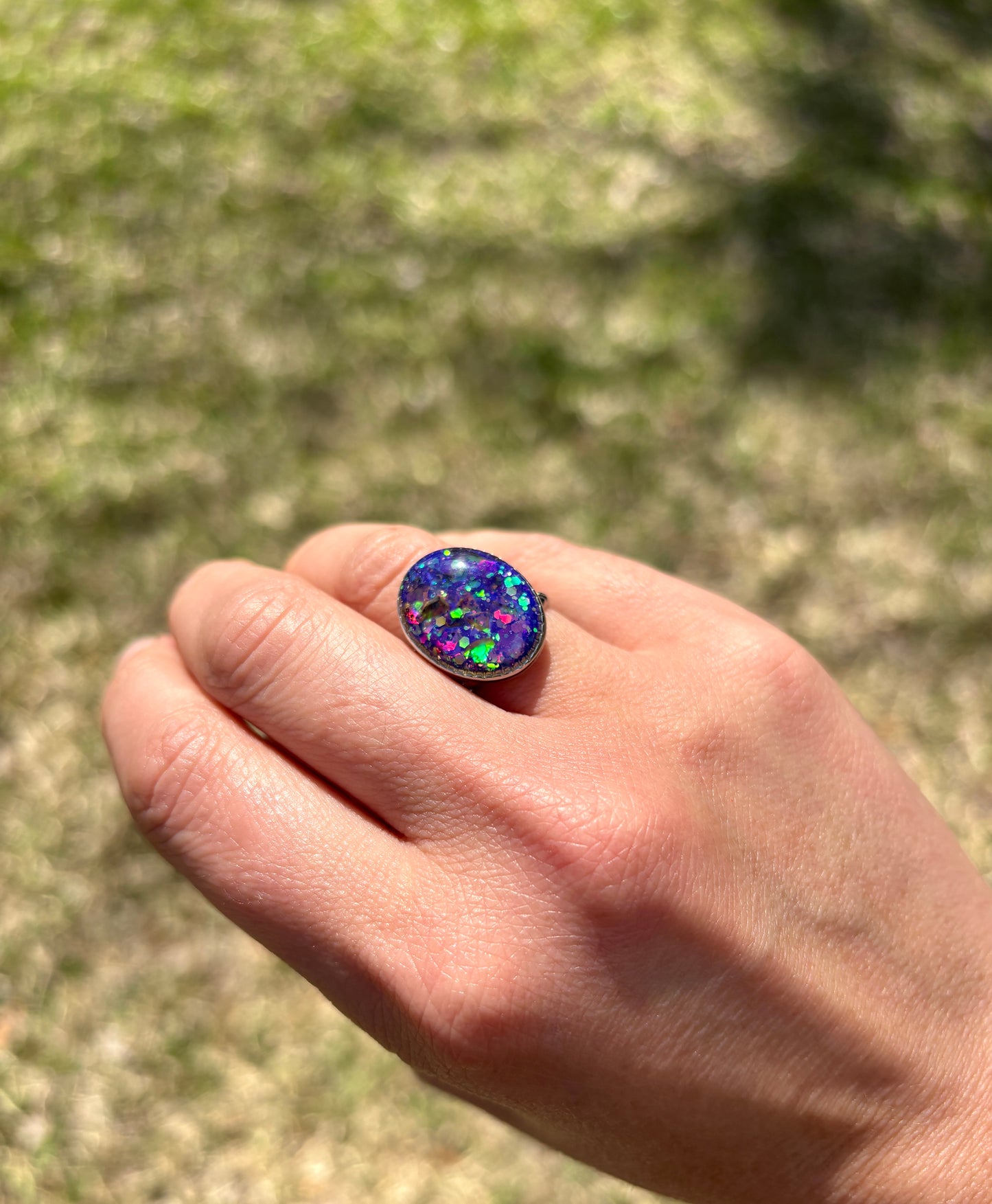 Mood Sea Glass™ Mosaic Ring