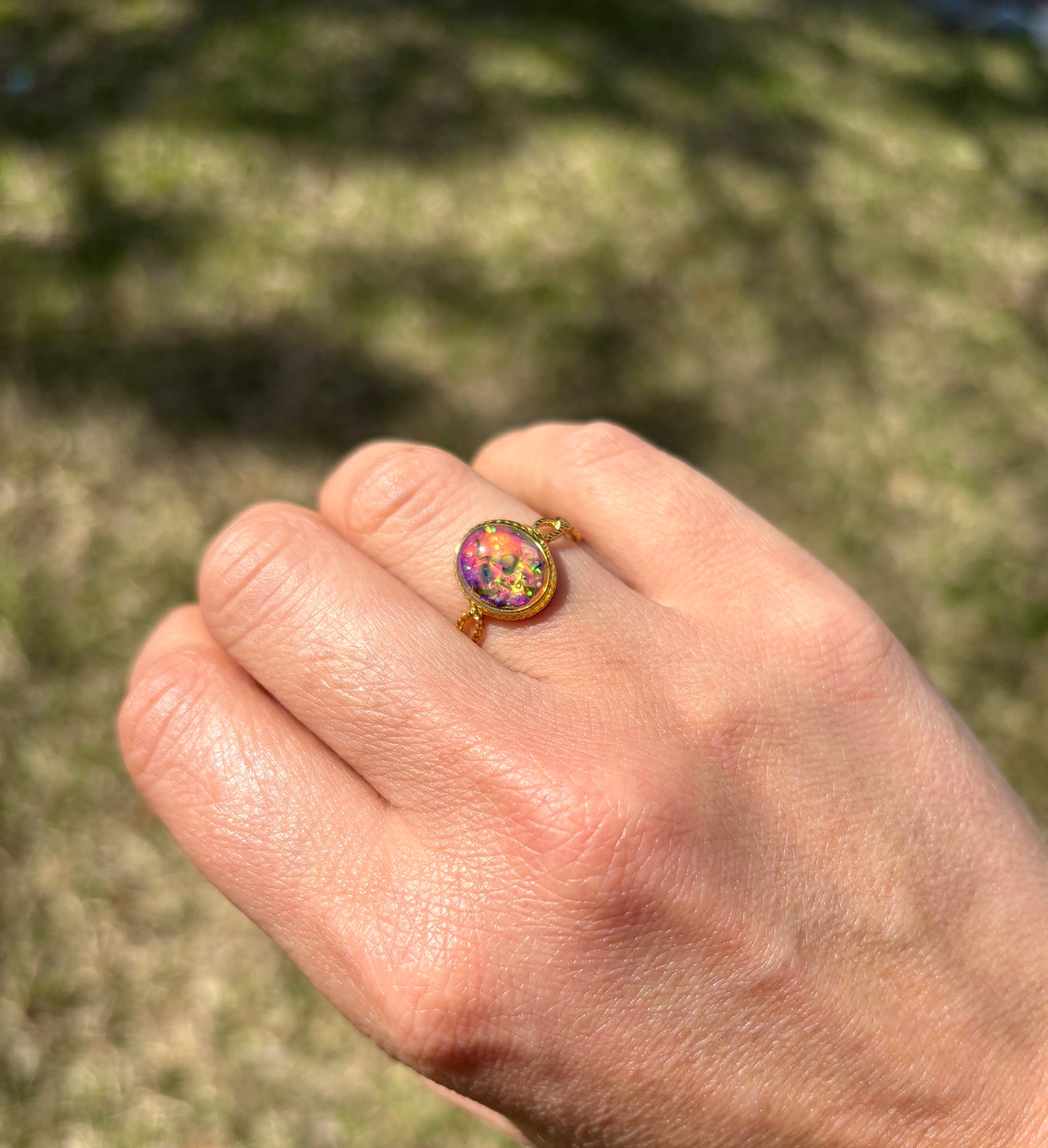 Mood Sea Glass™ Mosaic Ring