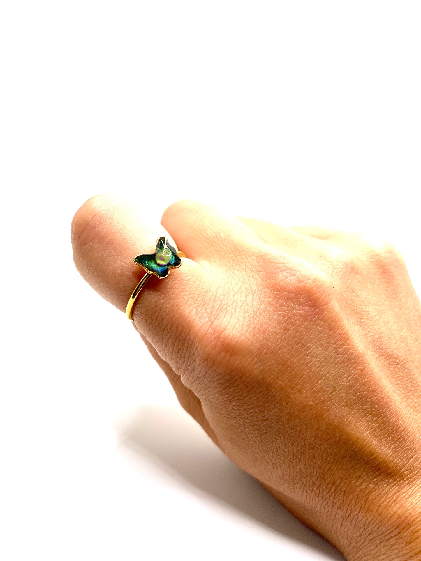 Dainty Butterfly Mood Ring