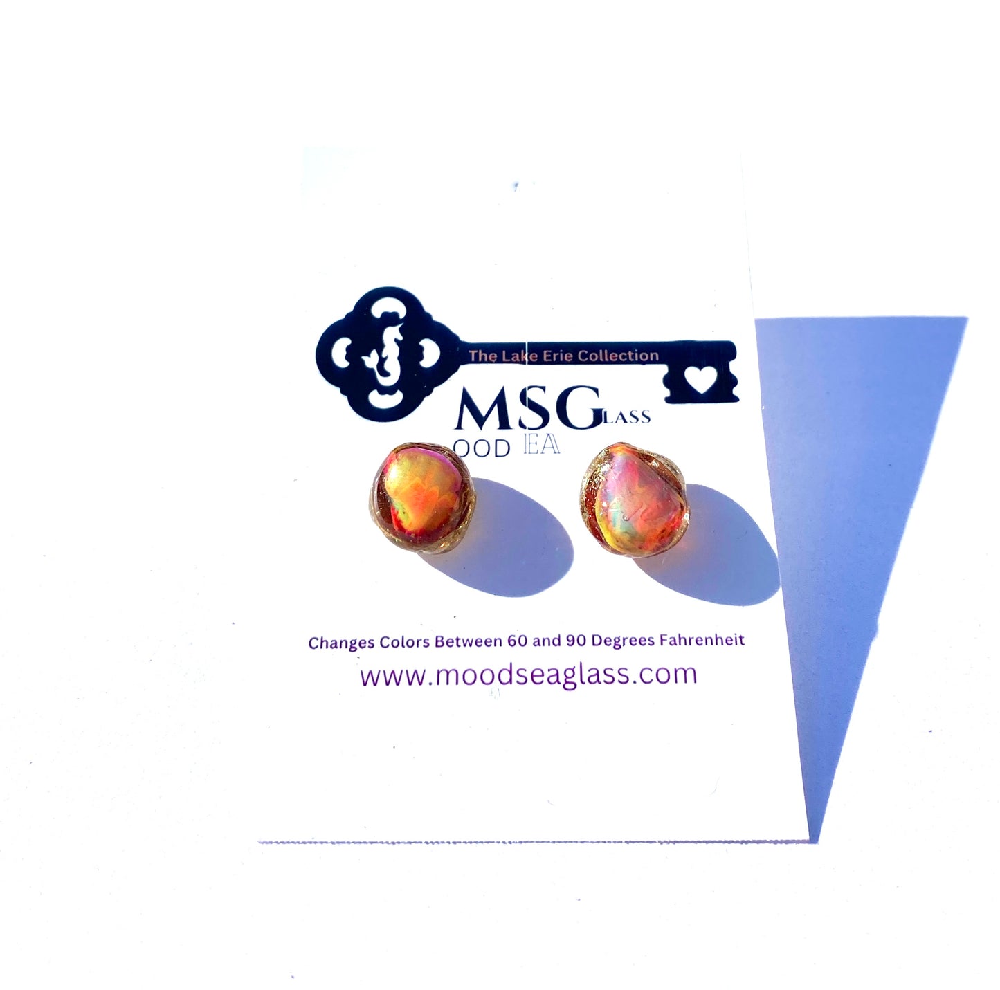 Mood Sea Glass™ Stud Earrings