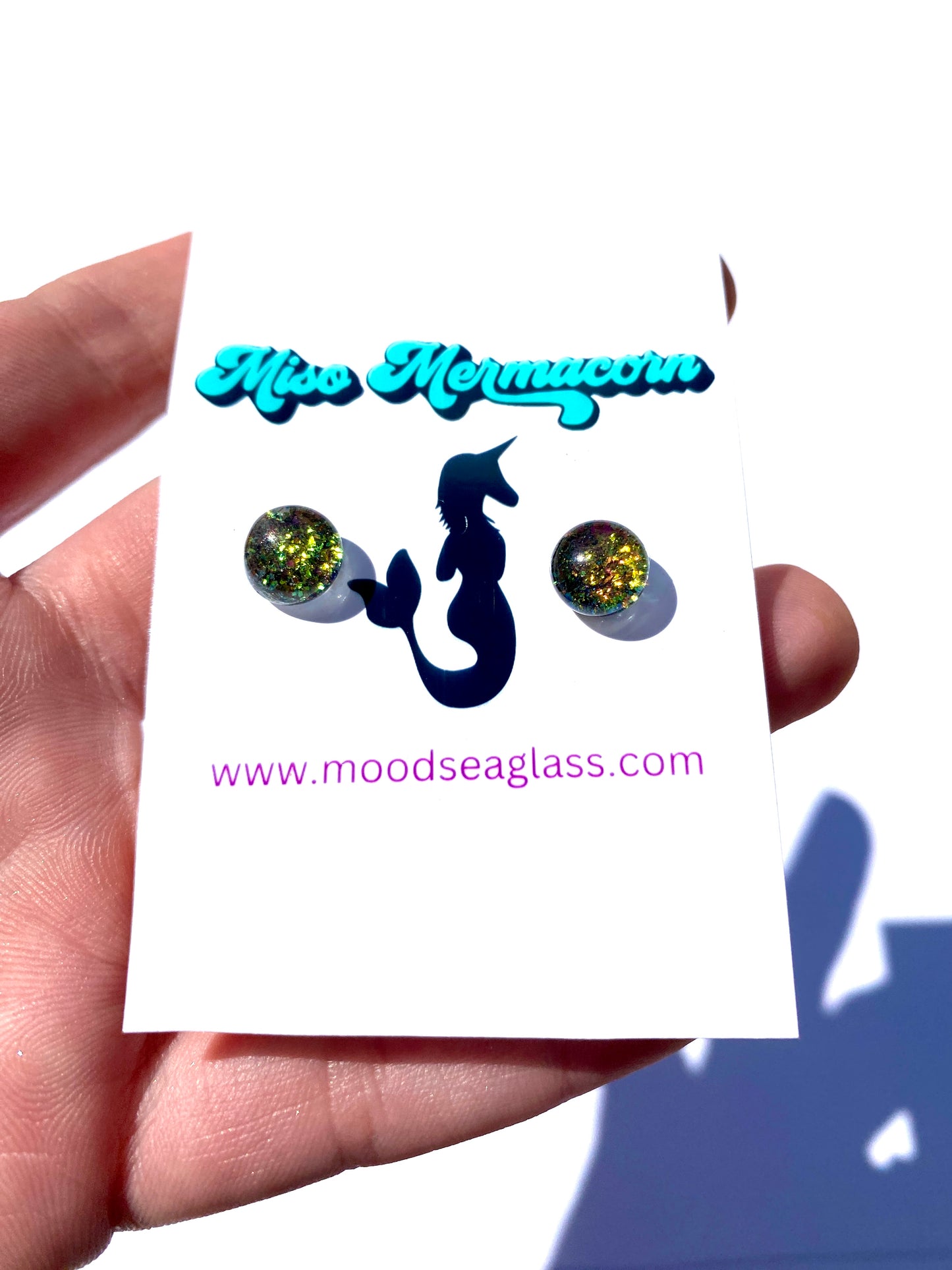 Mermacorn™ Sparkle Stud Earrings