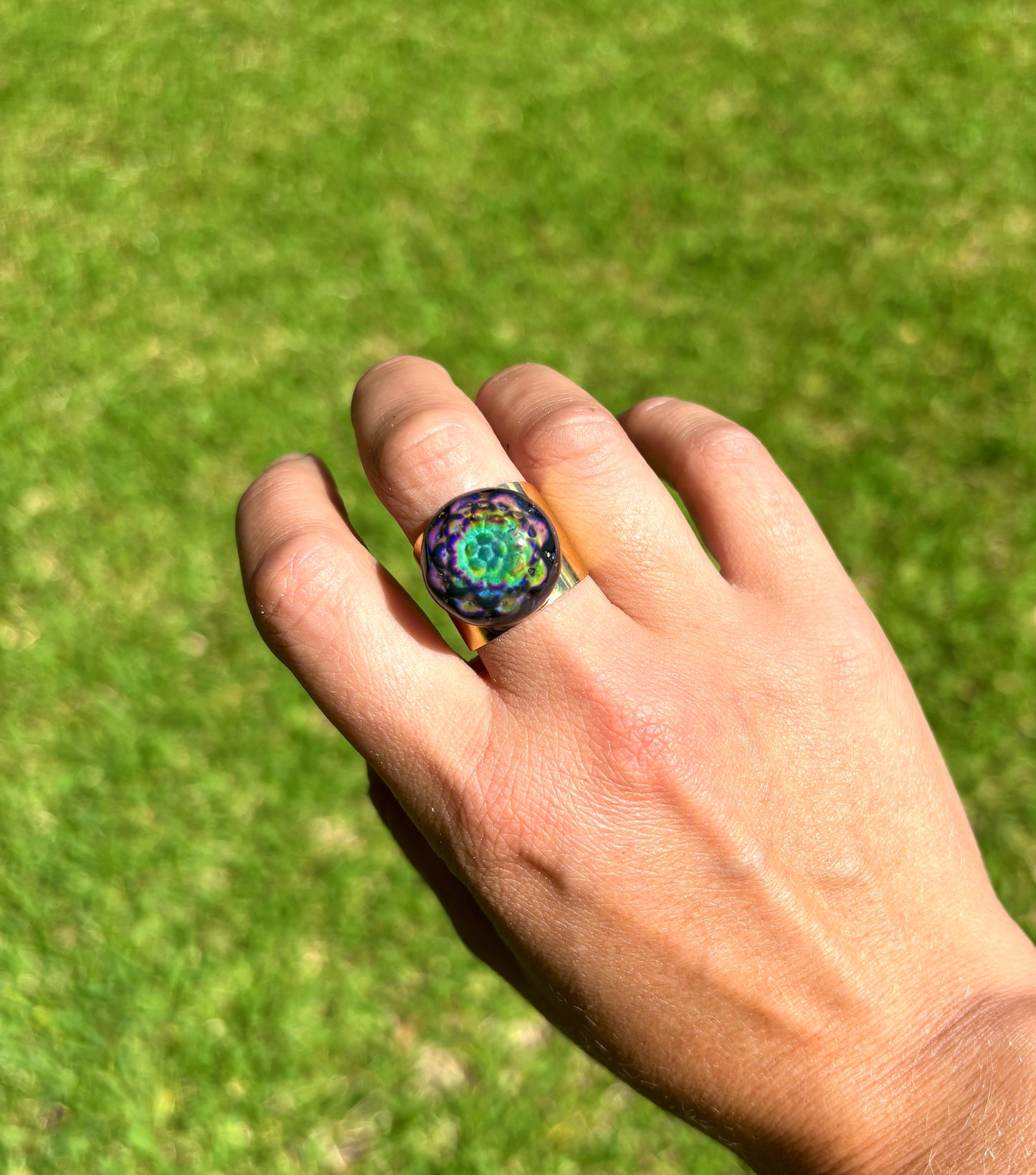 Flower Mood Ring