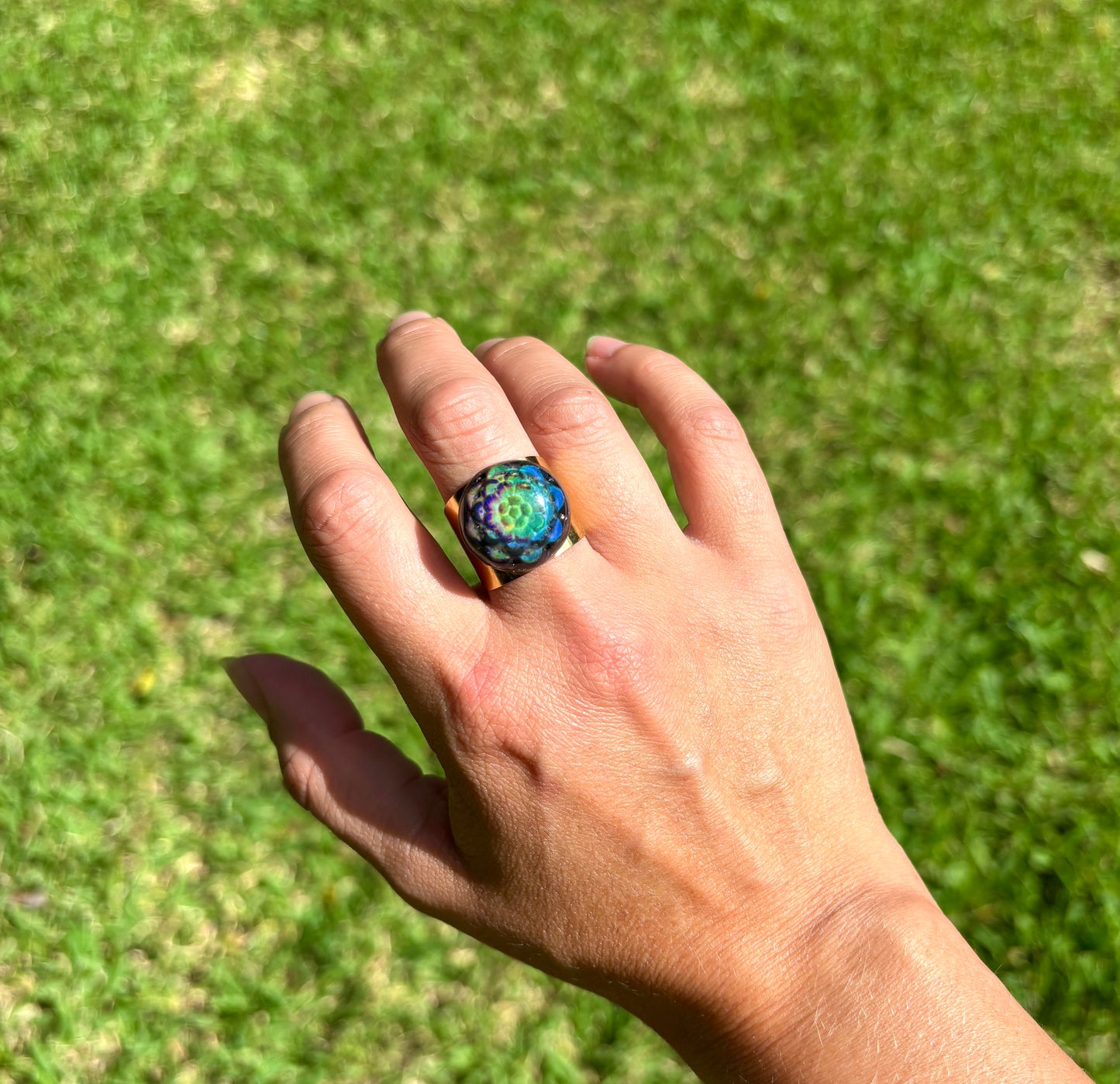 Flower Mood Ring