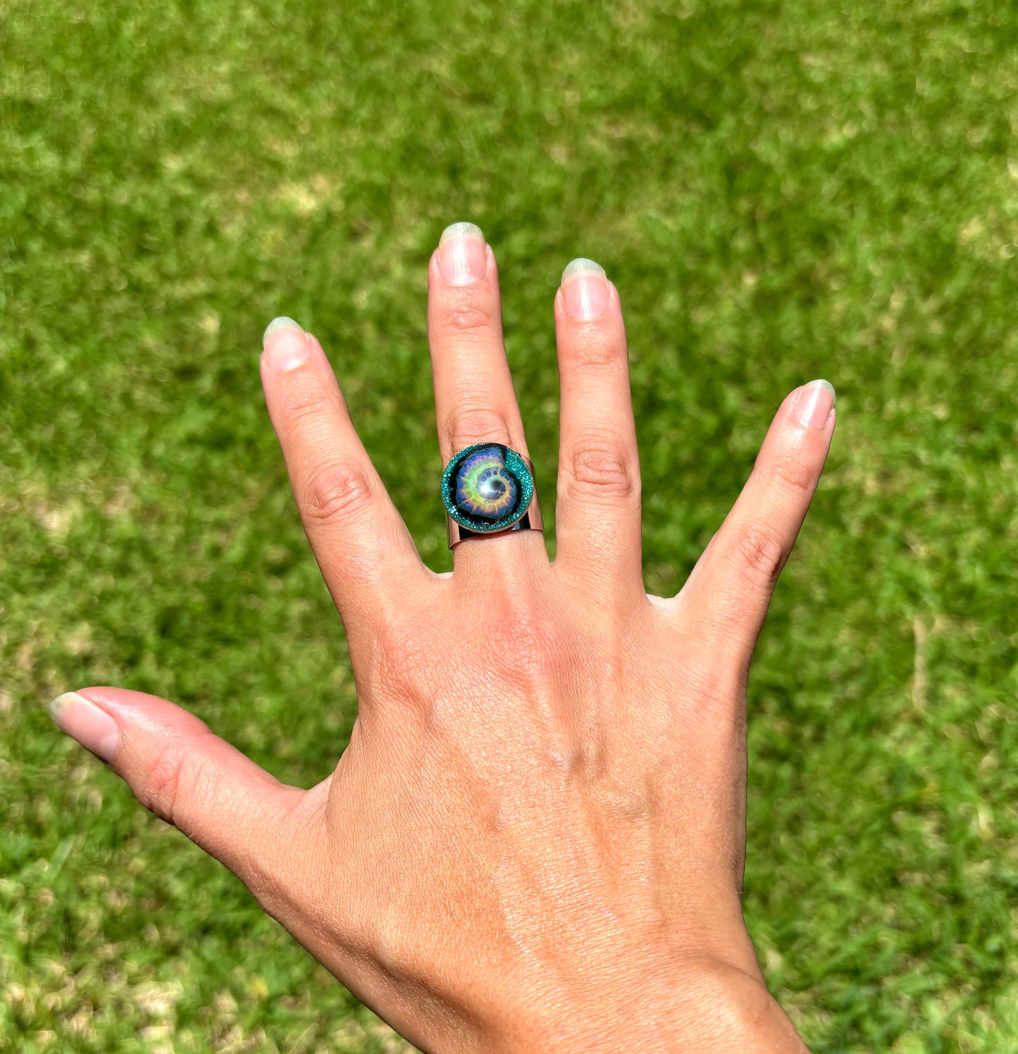 Snail Shell Mood Ring