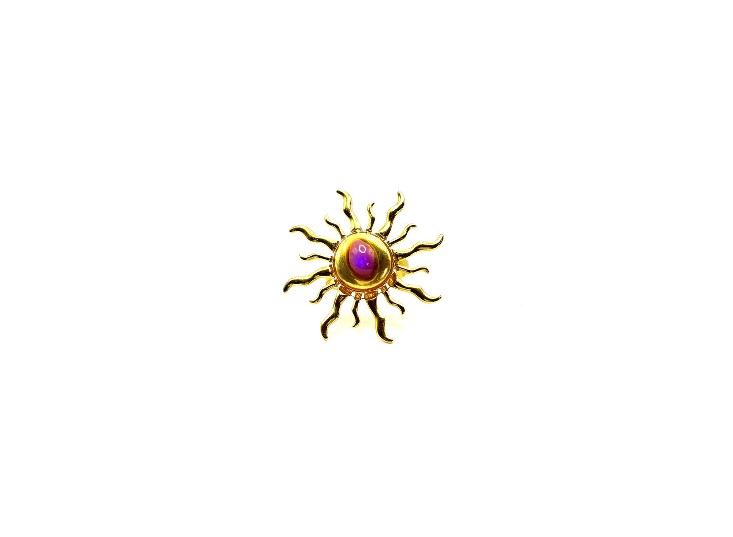 Mood Sea Glass™ Statement Sun Ring