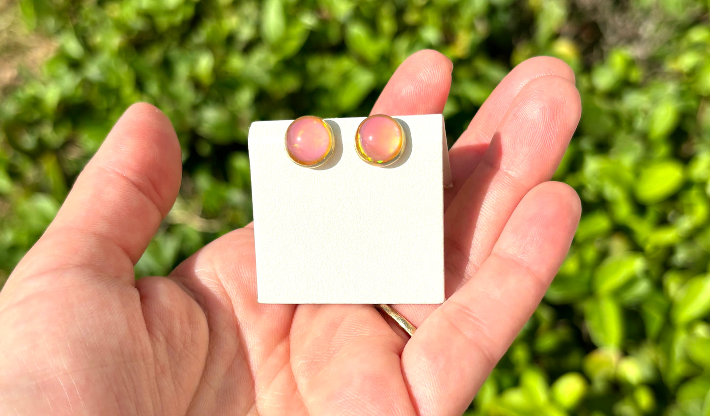 Iridescent Mood Stud Earrings