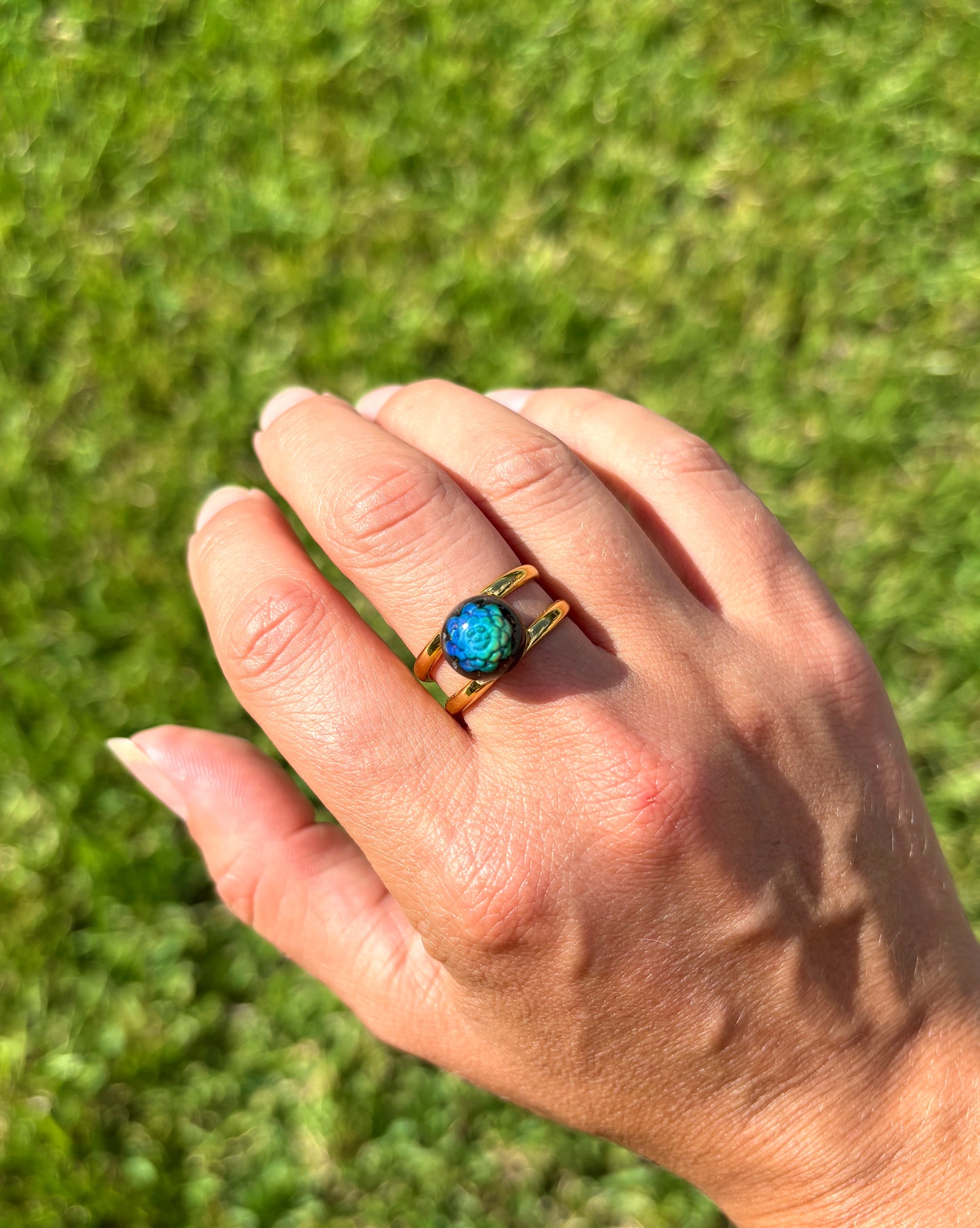Lil Flower Mood Ring