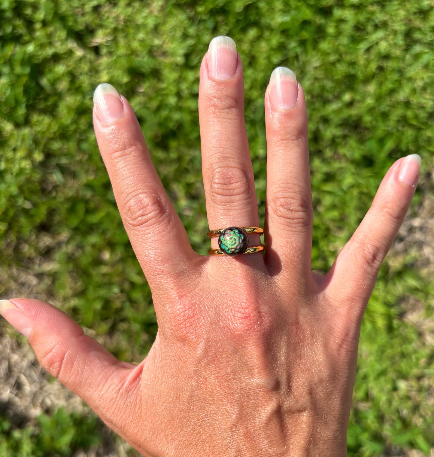Lil Flower Mood Ring
