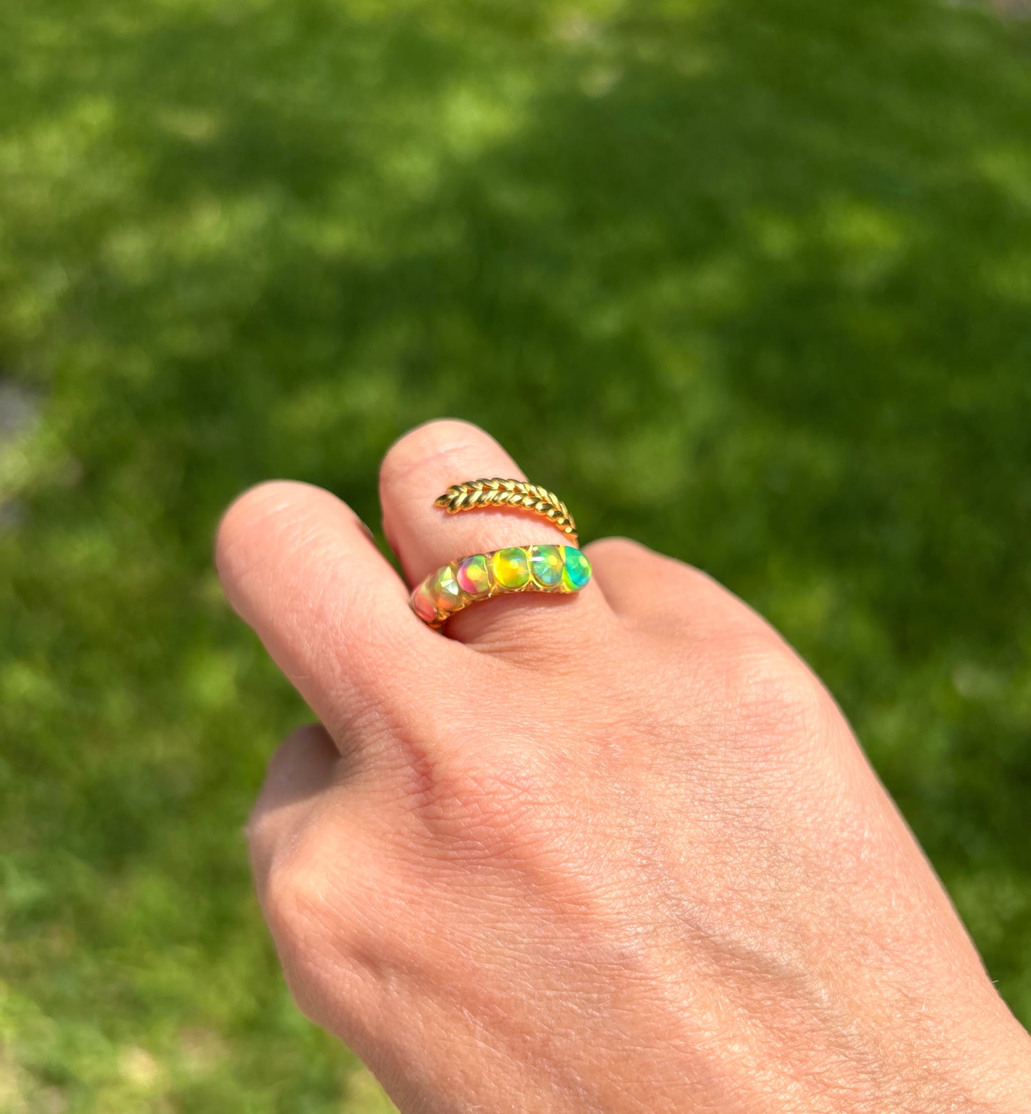 Color Changing Swarovski Ring