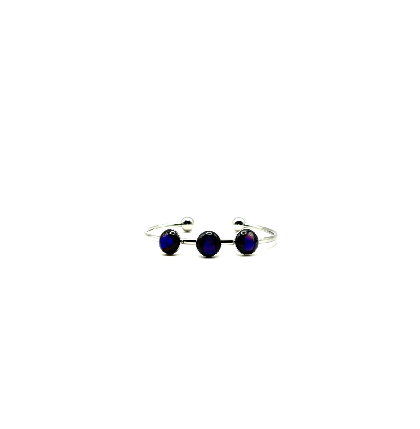 Mood Sea Glass™ 3 Stone Bracelet