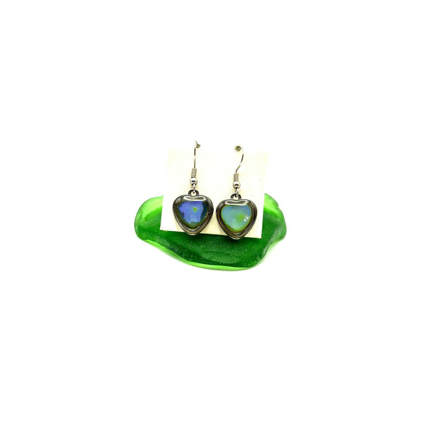Mood Color Changing Heart Earrings