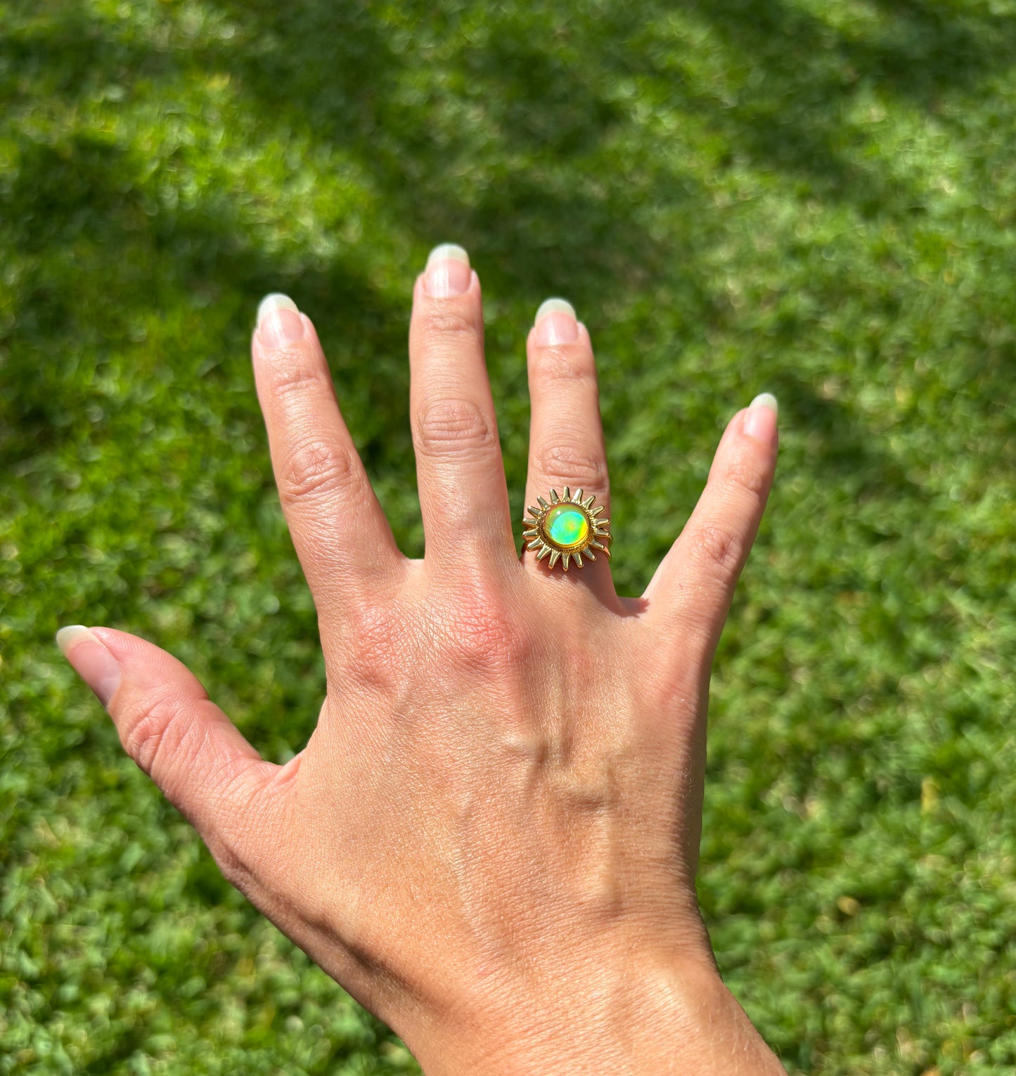 Mood Color Changing Sun Ring