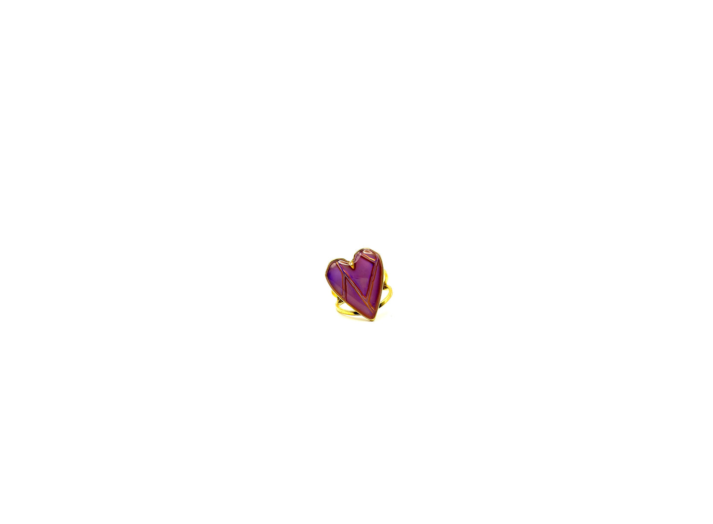 Heart Mood Color Changing Ring