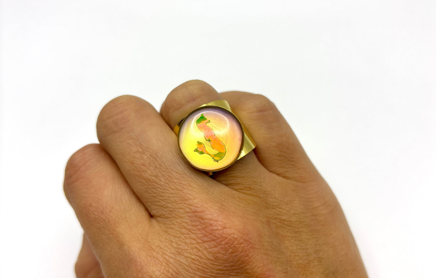 Mood Color Changing Mermacorn Ring