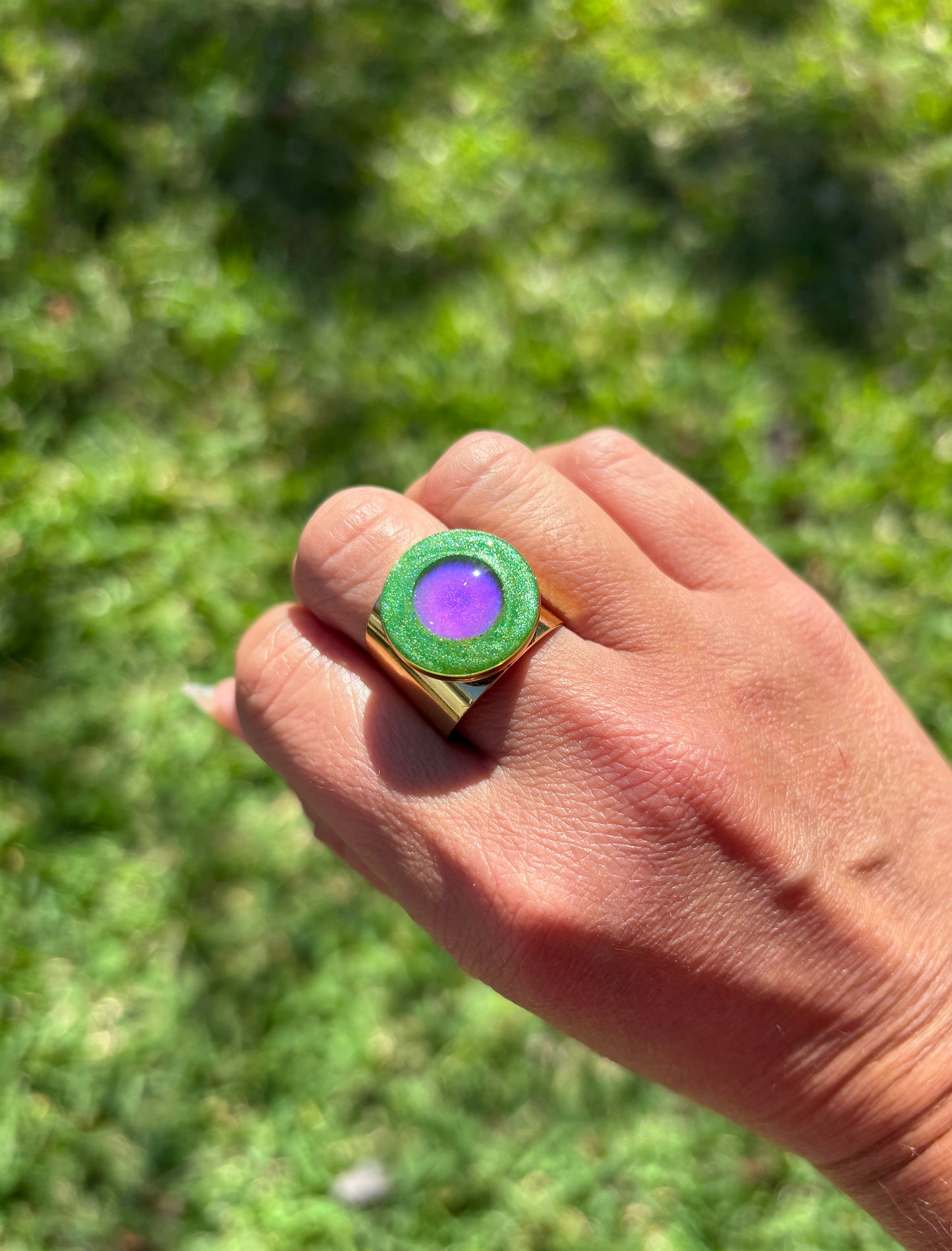 Mood Color Changing Glow Ring