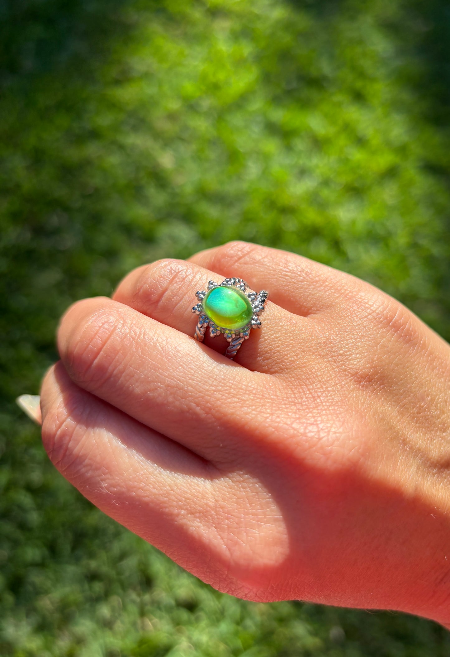 Mood Sea Glass™ Sun Ring