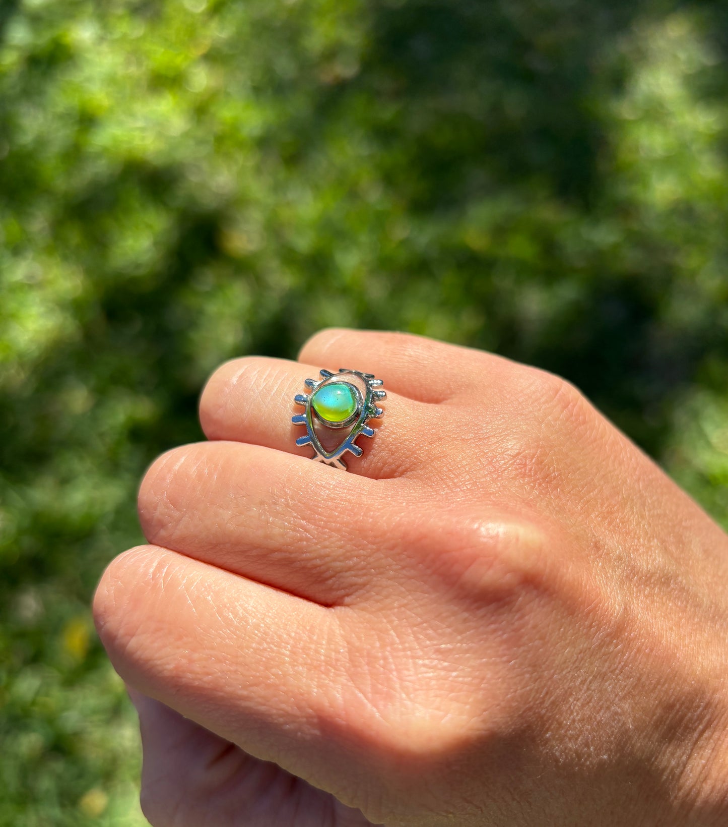 Mood Sea Glass™ Eye Ring