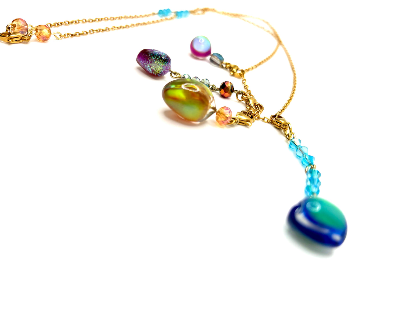 Mood Sea Glass™ Charm Necklace