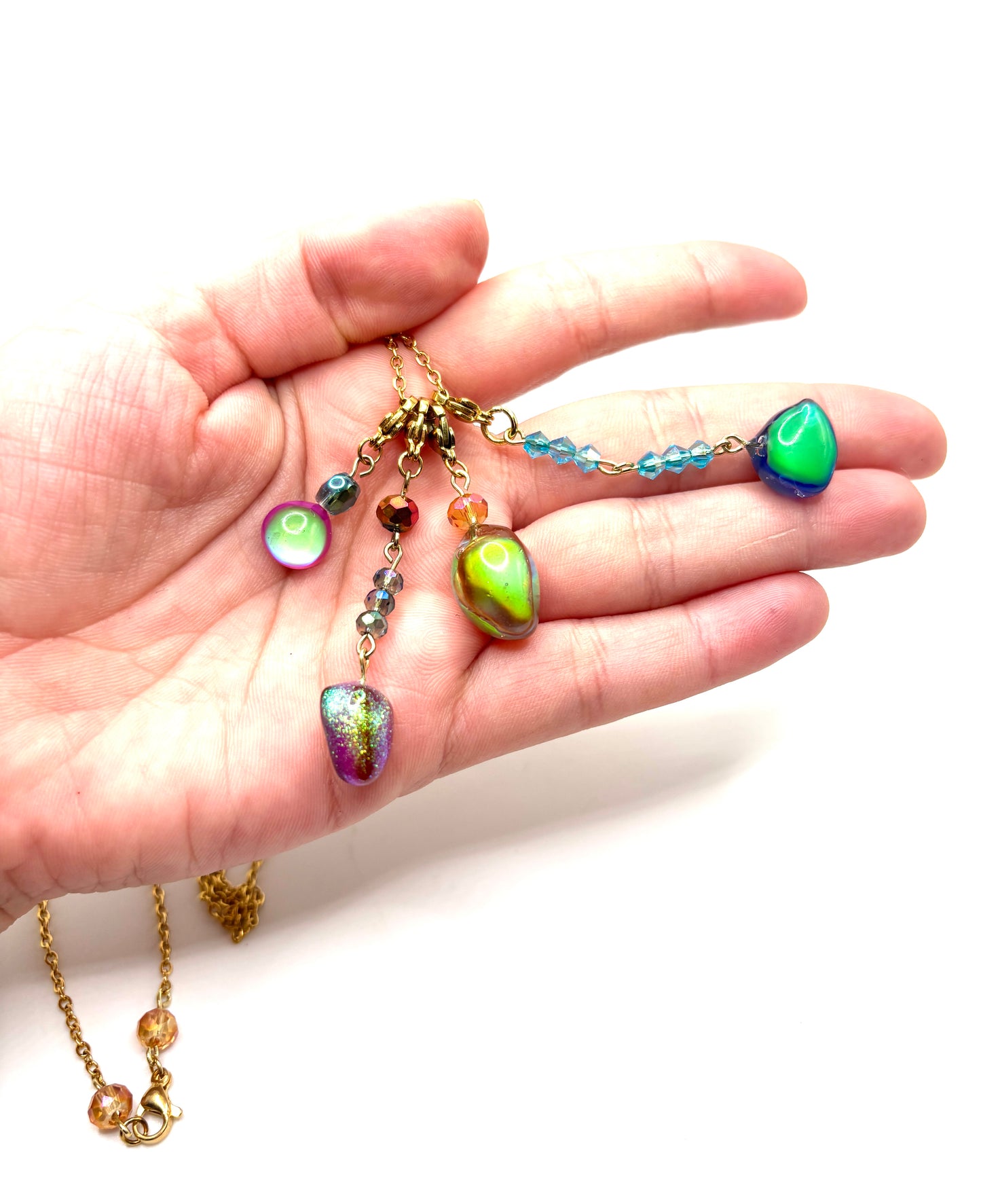 Mood Sea Glass™ Charm Necklace