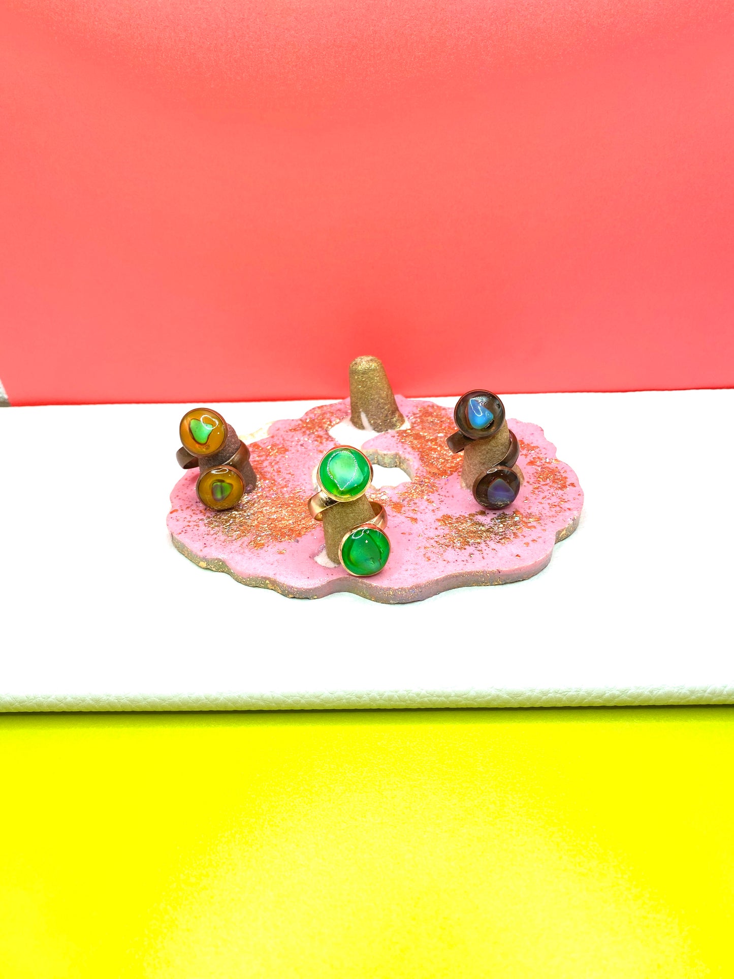 Mood Sea Glass™ Glow Rings