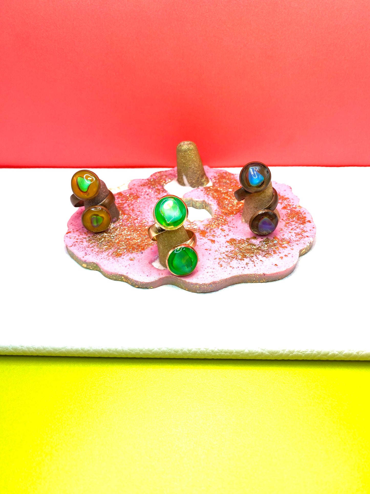 Mood Sea Glass™ Glow Rings