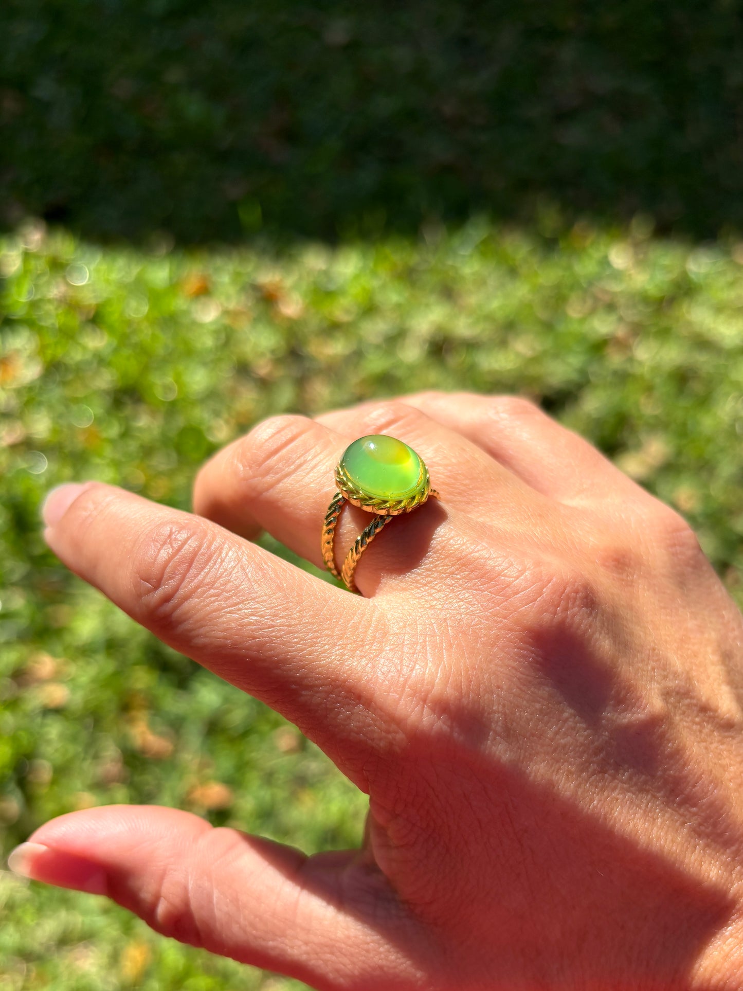 Jade Mood Ring