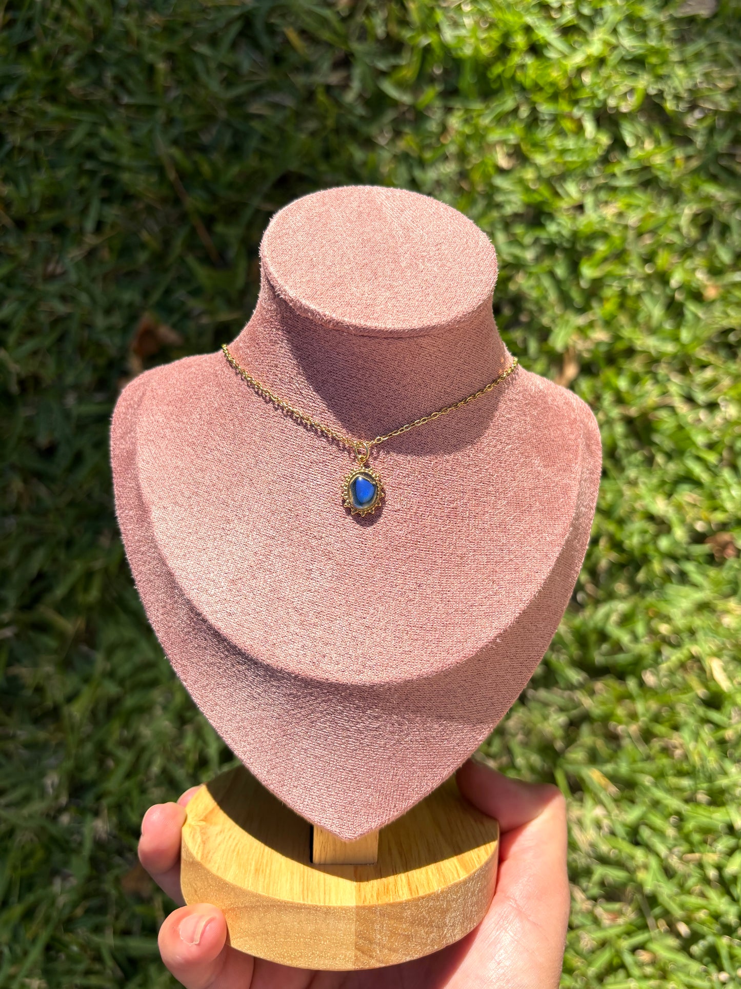 Mood Sea Glass™ Sun Necklace