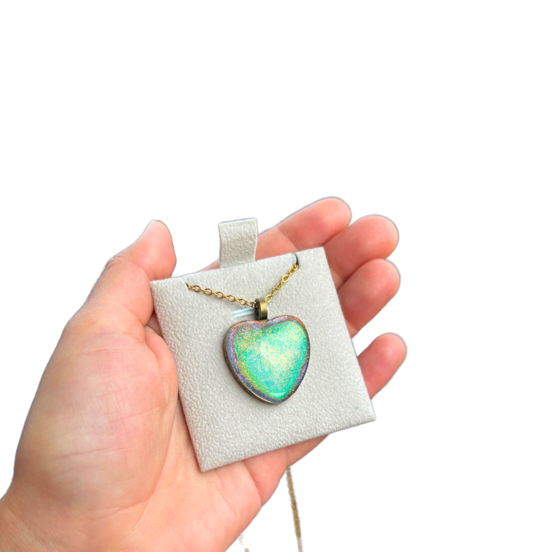Color Changing Heart Pendant
