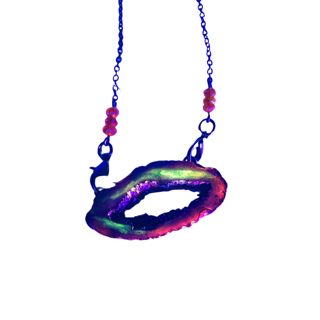 Mermacorn™ Geode Charm Necklace