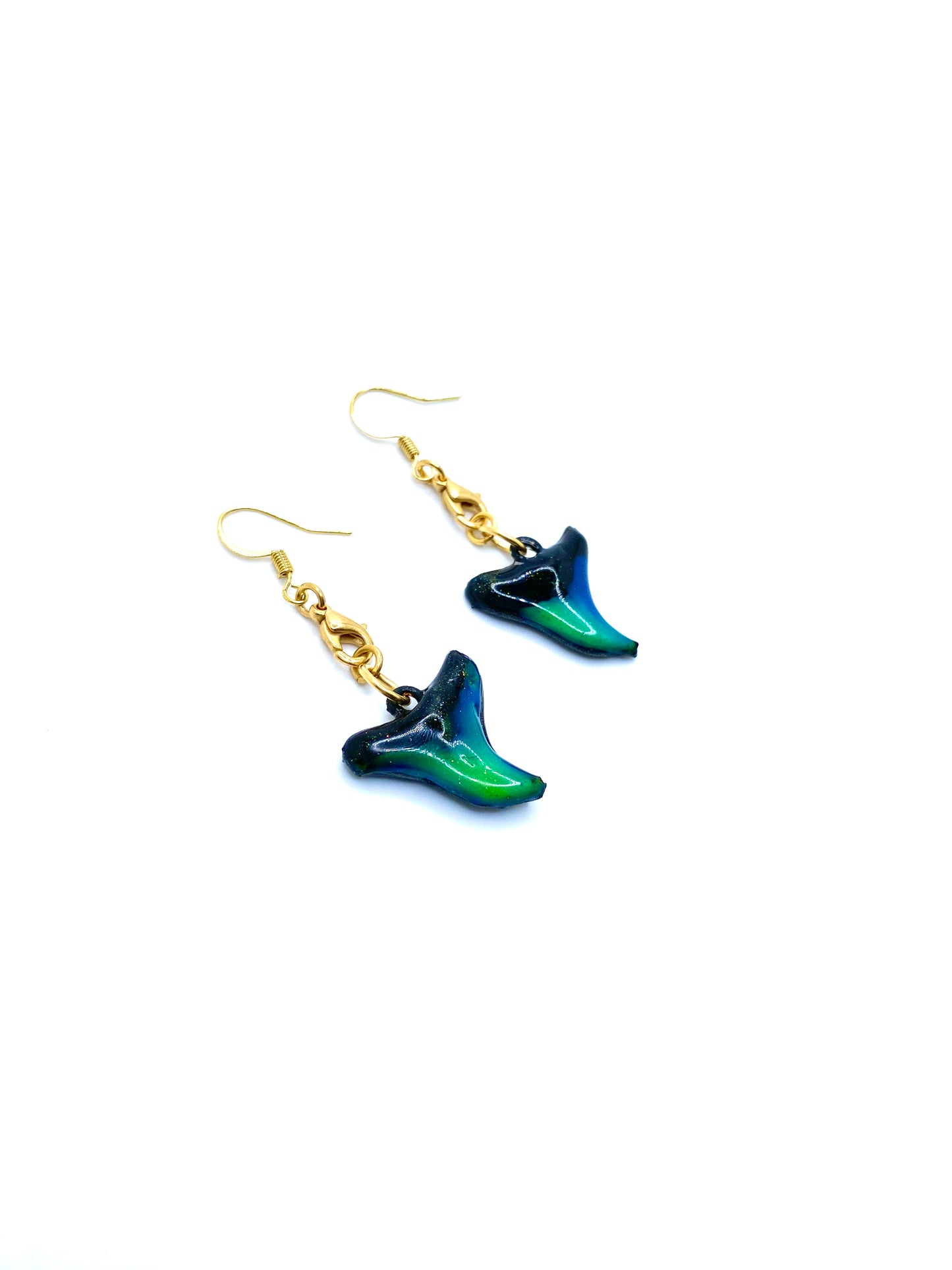 Mood Shark Tooth Charm Earrings
