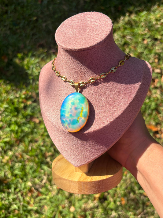 Mood Sea Glass™ Mosaic Pendant