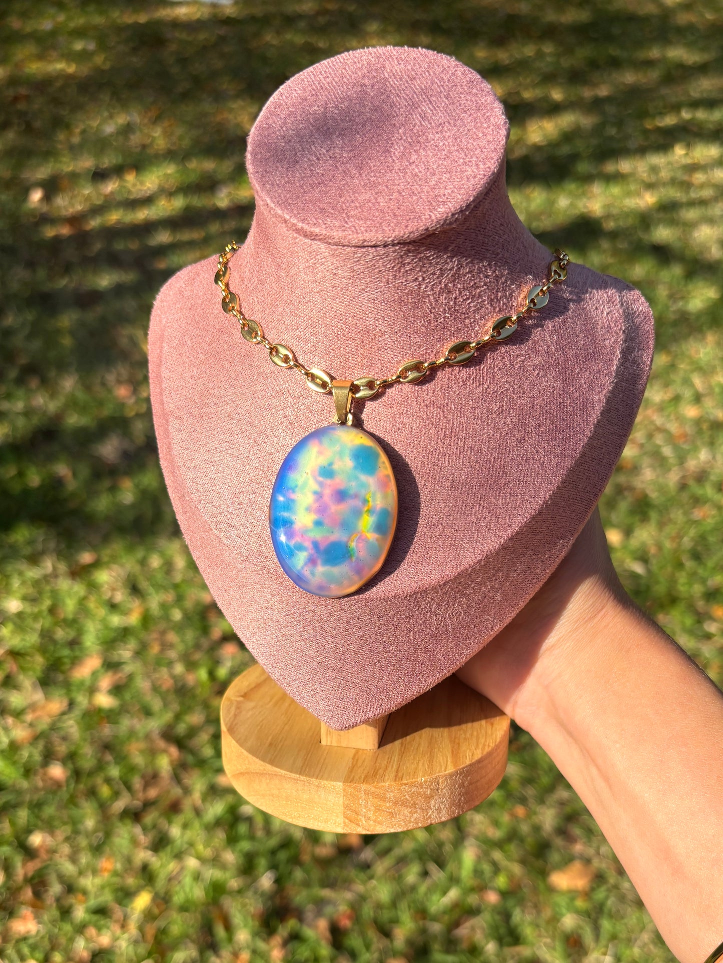 Mood Sea Glass™ Mosaic Pendant