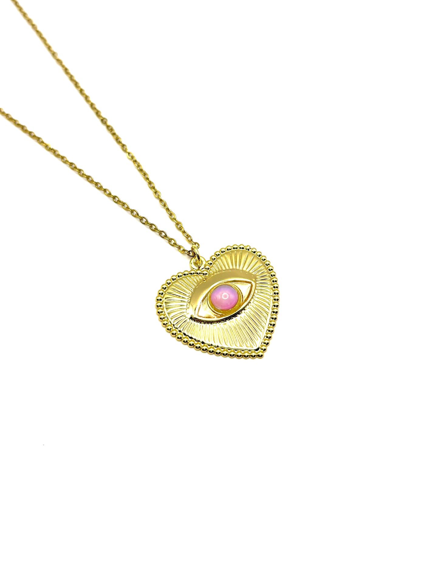 Mood Color Changing Heart Necklace