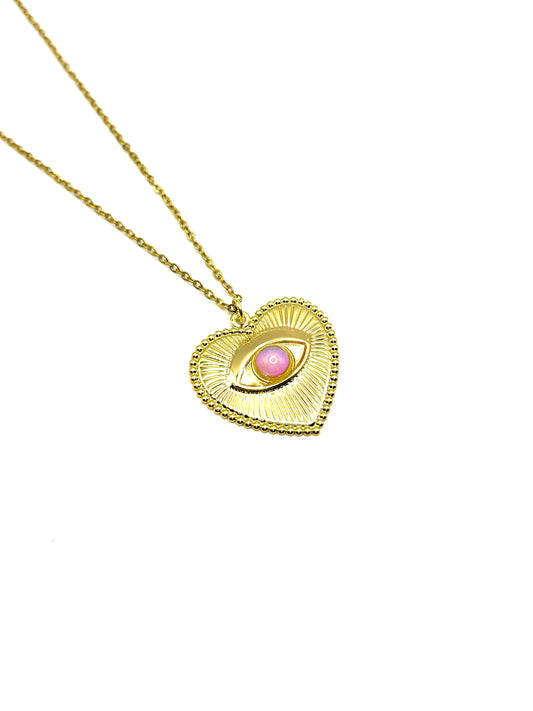 Mood Color Changing Heart Necklace