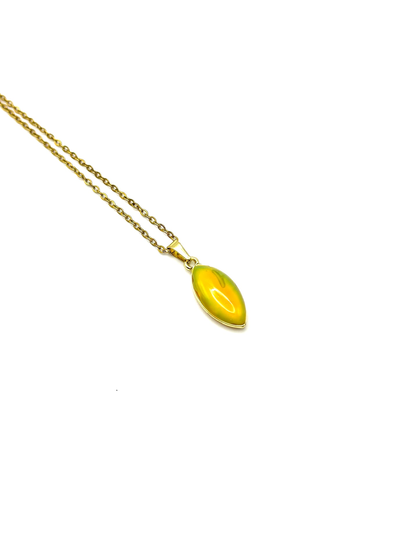 Abalone Color Changing Mood Necklace