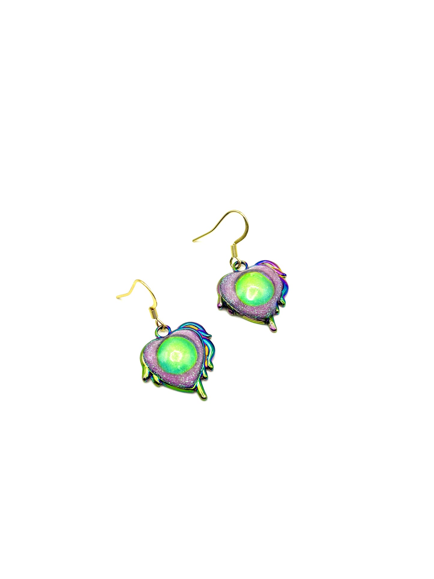 Mood Color Changing Heart Earrings