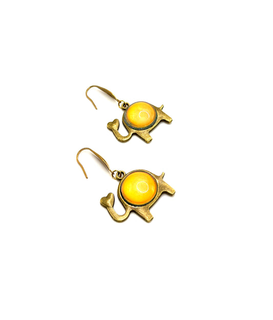 Mood Color Changing Elephant Earrings